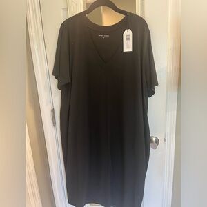 Black tee shirt dress